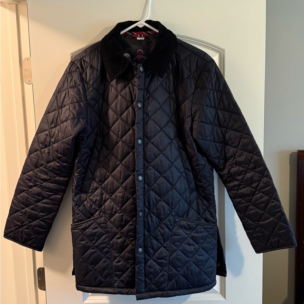 Barbour Navy Blue Lightweight Quilted Jacket